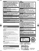 Предварительный просмотр 3 страницы Panasonic SL-CT582V Operating Instructions Manual