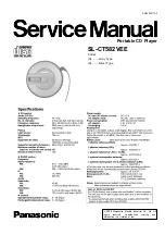 Panasonic SL-CT582VEE Service Manual preview