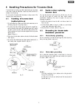 Предварительный просмотр 5 страницы Panasonic SL-CT582VEE Service Manual