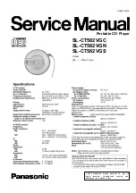 Preview for 1 page of Panasonic SL-CT582VGC Service Manual