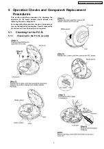 Предварительный просмотр 5 страницы Panasonic SL-CT582VGC Service Manual