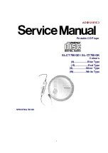 Предварительный просмотр 1 страницы Panasonic SL-CT700GD Service Manual