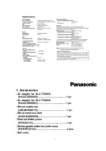 Предварительный просмотр 2 страницы Panasonic SL-CT700GD Service Manual