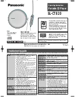 Panasonic SL-CT820 Operating Instructions Manual preview