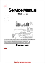 Panasonic SL-DT100EG Serivce Manual preview