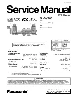 Panasonic SL-DV100 Service Manual preview