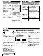 Предварительный просмотр 8 страницы Panasonic SL-MP50 Operating Instructions Manual