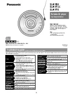 Preview for 1 page of Panasonic SL-MP80 Operating Instructions Manual