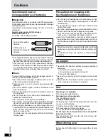 Preview for 58 page of Panasonic SL-MV60 Operating Instructions Manual