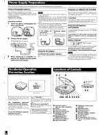 Preview for 2 page of Panasonic SL-S120 Operating Instructions Manual