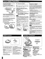 Предварительный просмотр 2 страницы Panasonic SL-S230 Operating Instructions Manual