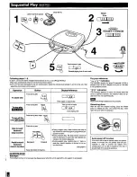 Предварительный просмотр 3 страницы Panasonic SL-S230 Operating Instructions Manual