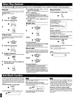 Preview for 4 page of Panasonic SL-S360 Operating Instructions Manual