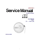 Preview for 3 page of Panasonic SL-SV550GT Service Manual