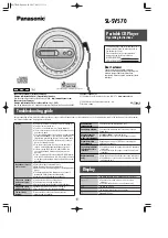 Panasonic SL-SV570 Operating Instructions Manual предпросмотр