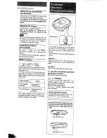 Preview for 3 page of Panasonic SL-SW404 Operating Instructions Manual