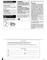 Предварительный просмотр 7 страницы Panasonic SL-SW505 Operating Instructions Manual