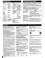 Предварительный просмотр 8 страницы Panasonic SL-SW505 Operating Instructions Manual