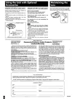 Preview for 5 page of Panasonic SL-SW650V Operating Instructions Manual