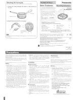 Panasonic SL-SW869V Operating Instructions Manual preview