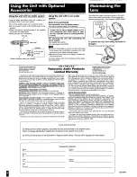 Предварительный просмотр 5 страницы Panasonic SL-SW869V Operating Instructions Manual