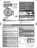 Panasonic SL-SW945 Operating Instructions preview