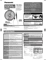 Panasonic SL-SW945 Operating Instructions предпросмотр