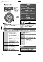 Preview for 1 page of Panasonic SL-SW965VA Operating Instructions Manual