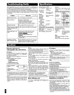 Preview for 6 page of Panasonic SL-SX220 Operating Instructions Manual