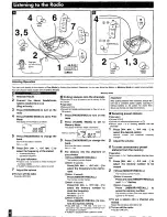 Предварительный просмотр 6 страницы Panasonic SL-SX289V Operating Instructions Manual