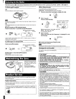 Предварительный просмотр 7 страницы Panasonic SL-SX289V Operating Instructions Manual