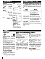 Preview for 8 page of Panasonic SL-SX289V Operating Instructions Manual