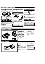 Preview for 2 page of Panasonic SL-SX290 Operating Instructions Manual