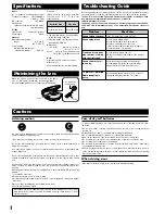 Предварительный просмотр 6 страницы Panasonic SL-SX291C Operating Instructions Manual