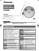 Panasonic SL-SX450 Operating Instructions Manual preview