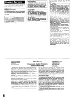 Preview for 7 page of Panasonic SL-SX460 Operating Instructions Manual