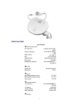 Предварительный просмотр 2 страницы Panasonic SLCT570 - PORT. CD PLAYER Manual