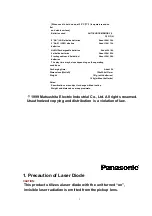 Предварительный просмотр 3 страницы Panasonic SLCT570 - PORT. CD PLAYER Manual