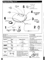 Предварительный просмотр 3 страницы Panasonic SLCT570 - PORT. CD PLAYER Operating Instructions Manual