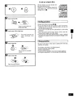 Preview for 21 page of Panasonic SLMC6 - COMPACT DISC CHANGER Operating Manual