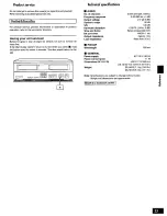 Preview for 23 page of Panasonic SLMC6 - COMPACT DISC CHANGER Operating Manual