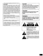 Предварительный просмотр 3 страницы Panasonic SLMC70 - COMPACT DISC CHANGER Operating Instructions Manual