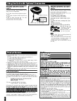 Preview for 7 page of Panasonic SLMP30 - PORT. CD PLAYER Operating Instructions Manual