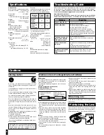 Предварительный просмотр 8 страницы Panasonic SLMP30 - PORT. CD PLAYER Operating Instructions Manual