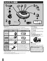 Preview for 3 page of Panasonic SLMP35 - PORT. CD PLAYER Operating Instructions Manual