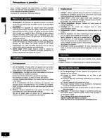 Предварительный просмотр 22 страницы Panasonic SLPD10 - COMPACT DISC CHANGER Operating Manual