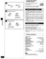 Предварительный просмотр 34 страницы Panasonic SLPD10 - COMPACT DISC CHANGER Operating Manual