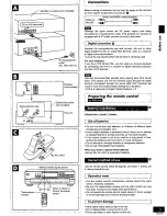 Предварительный просмотр 5 страницы Panasonic SLPD5 - COMPACT DISC PLAYER Operating Manual