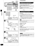 Предварительный просмотр 8 страницы Panasonic SLPD5 - COMPACT DISC PLAYER Operating Manual