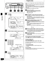 Предварительный просмотр 10 страницы Panasonic SLPD5 - COMPACT DISC PLAYER Operating Manual